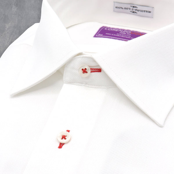 red white dress shirt Maxwell Formal with Red Contrast in White Shirt, 15 34/35