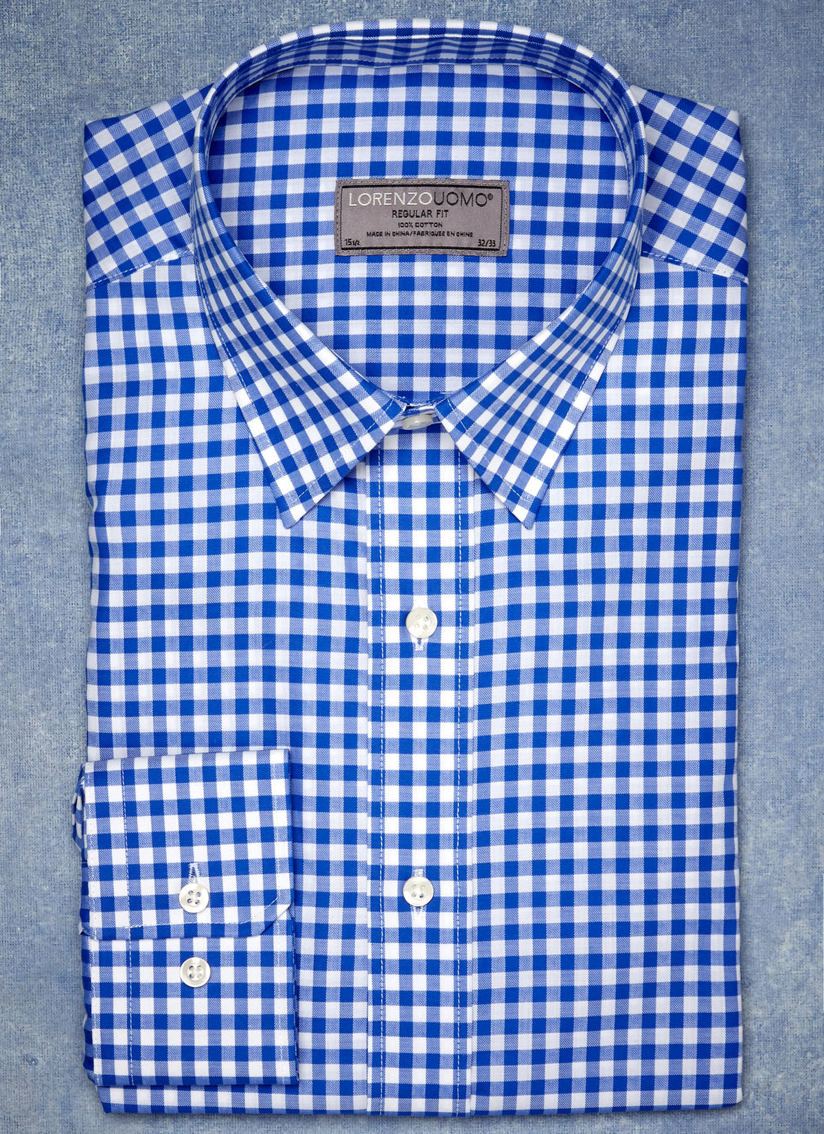 William Fullest Fit Shirt in Blue Check 17 32/33 William Fullest Fit Shirt in Blue Check 17 32/33