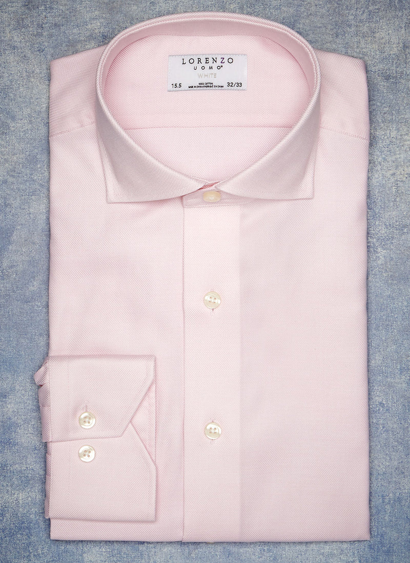solid textured pink shirt